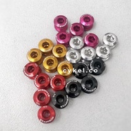 Aceoffix chainring Bolt nut set single chainring 5 arms