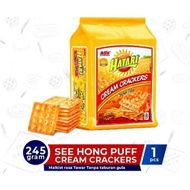 SEE HONG PUFF HATARI CREAM CRACKERS MALKIST SUGAR-FREE 245 GR