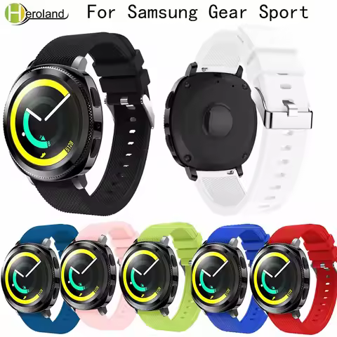 Sport Silicone watch band For Samsung Gear Sport 20mm wristband straps Replacement Wrist Strap fashi