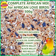 ∆ ∈ ◕ 500g African Love Birds Food: AFRICAN MIXED BIRD SEEDS (brd)