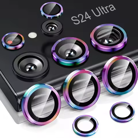 Camera Lens Screen Protector 9H Tempered Glass For Samsung Galaxy S24 S23 Ultra/Plus/FE Aluminum All