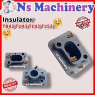 Insulator Tapak Carburetor Mesin Rumput Tolak Kasei Intake Hand Push Lawn Mover Auger TB43 TL43 TL52