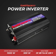 Taffware Power Inverter Mobil Pure Sine Wave DC 48V to AC 220V 1000W - NBQ1000W