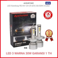 Led H4 H11 H7 HB4 9012 3 Color Xandway Rs Led 3 Color 30W