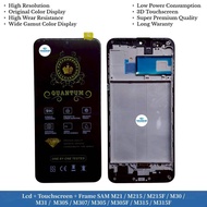 Lcd + Touchscreen + Frame SAM M21 M215 M215F M30 M31 M30S M307 M305 M305F M315 M315F