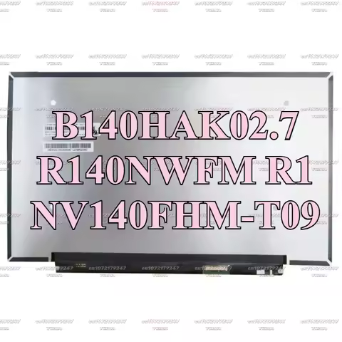 14" Touch Screen B140HAK02.7 R140NWFM R1 NV140FHM-T09 LCD Display Matrix Panel Replacement 1920x1080