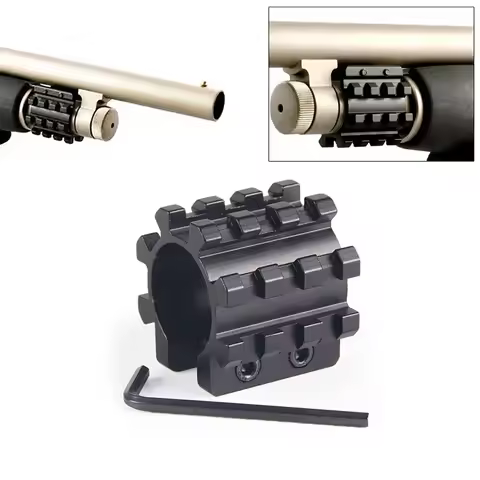Tactical 5 Position Tri Rail Scope Mounts 25.4mm Ring /20-28mm Barrel Mount Base for Hunting Remingt