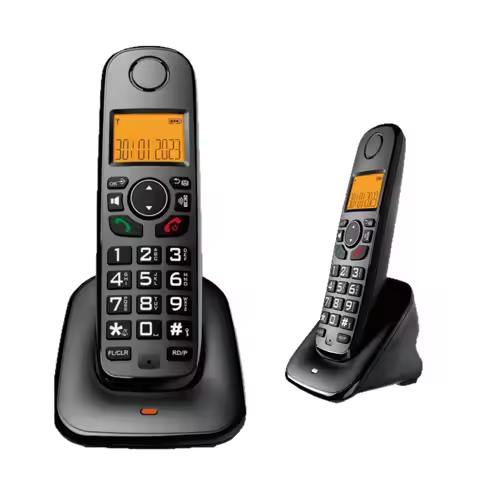 Digital cordless telephone, wireless telephone, business office telephone, home telephone DECT phone