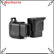 NORBORTO 4-Pin to Type-C Converter, LED Indicator Compact USB-C Bike Charger, Portable Waterproof Fa