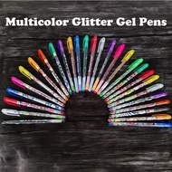 Multicolor Glitter Pen, Glitter Coloring Drawing Painting Craft Marker Glitter Gel Pen / Pen Warna