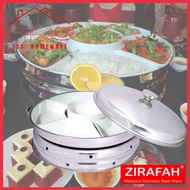 3606 ZIRAFAH 52cm Stainless steel Dome set / kenduri dome set chafing dish buffet