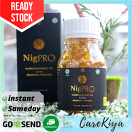 NigPro Habbatussauda Oil Extra Propolis Trigona 100 dan 200 Kapsul