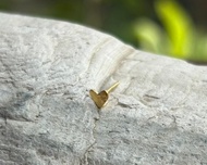 小巧愛心純金耳環 K24 Pure Gold Heart 純金造型耳釘 單只販售