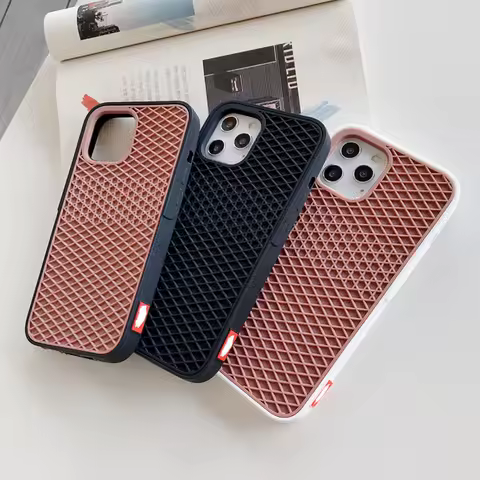 Case For iPhone 16 15 14 13 12 11 Pro Max XR XS X Waffle Shoe Sole Phone Case for iPhone 6 7 8Plus S