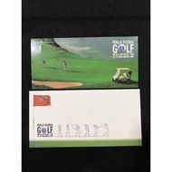 1999 World Cup Golf Malaysia‘99 Presentation Pack(Minor Toning On Top Edge Of The Gum Side Of The 30 Sen &amp; 50 Sen Values