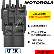 HT Motorola CP210 UHF 5 Unit Handy Talky Walkie Talkie UHF 5W Alat Komuikasi Jarak Jauh Frekuensi