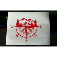 STICKER WILD COMPASS, STICKER ADVENTURE,STICKER DAKAR,STICKER ROAD TRIP