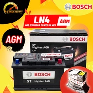 LN4 AGM Bosch ST Hightec AGM - Car Battery Bateri Kereta BMW F22, X1 E84 Volvo V40 Mercedes Audi 12-month warranty