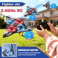 2.4GHz Remote Control Fighter Jet Kids RC Plane Foam with LED Light Fighter Model Toy Boy Gifts Main
