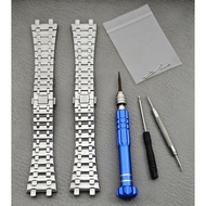Suitable for AP Aibi Royal Oak 42mm Watch Diameter 15710 26470 Stainless Steel Watch Strap 28mm Steel Bracelet Bracelet