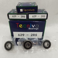 Ball Bearing 629 2RS Tecniva Bering Laker Laher 629 2RS Size 9