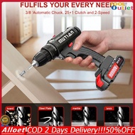 [ToolOutlet]28 in 1 Cordless Drill Set Power Drill 3/8-Inch Keyless Chuck Electric Power Drill with 
