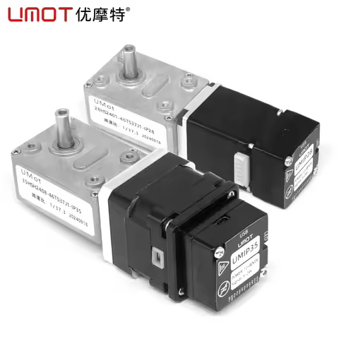 UMOT Save Space No Host PC Required CNC Nema11/14/17 Integrated Worm Gear Stepper Motor Gearbox Redu