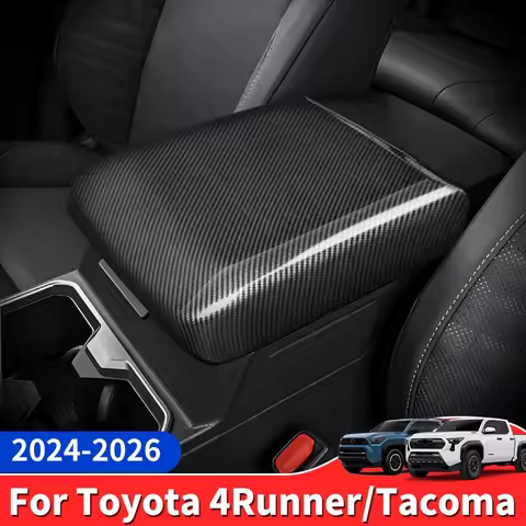 For Toyota Tacoma 2024-2026 4Runner Interior Accessories Center Console Armrest Protection Lid Overl