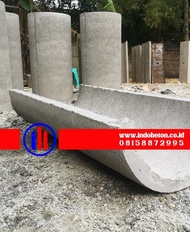 Buis Beton 40 x 100 cm Setengah Lingkaran