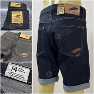 Men's Jeans Shorts Raw Fabric 14oz Wing Bag Size 28-44 Seluar Pendek Lelaki