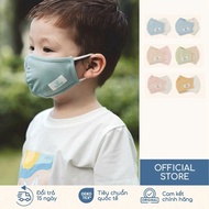 BU Baby Set 02 Masks for children 2-6 years old made of Danish Bamboo Fiber BA059 Bambus naturally a