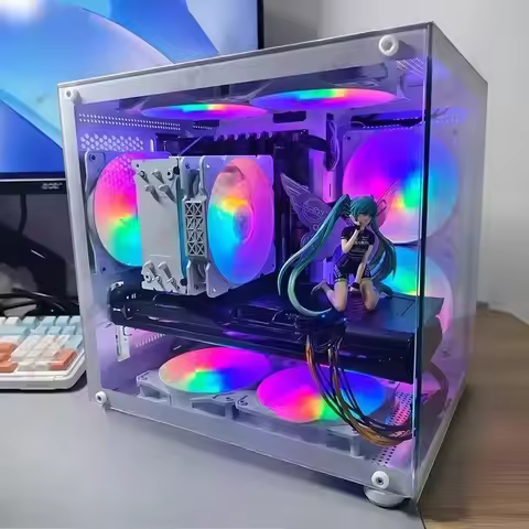 Gaming Desktop Pc Computer Rebuilt Gaming Pc R5 1500X with Rx 580 Graphics Card Ram 16g 256gb Ssd Co