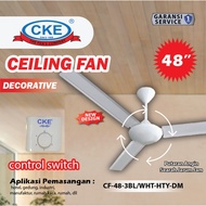 CKE Ceiling Fan 48 Inch – Hanging Ceiling Fan Energy-SavingSEJUK