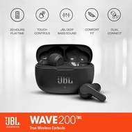 (ต้นฉบับ) JBL Wave 200 TWS True Wireless Earbuds ไมโครโฟนในตัวแฮนด์ฟรีหูฟังบลูทูธชนิดใส่ในหู