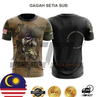 2024 New Hot Sale ARCTIC TACTICAL MALAYSIA BU ASKAR T SHIRT ARMY INNER GAGAH SETIA MICROFIBER INTERL