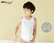เสื้อกล้ามเด็กชาย 100% COTTON  Organic