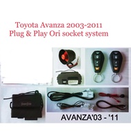 Toyota Avanza 2003 - 2011 car alarm system