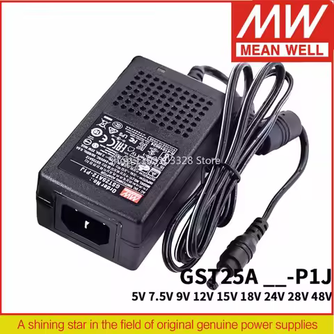 meanwell Power adapter GST25A GST25A05-P1J GST25A07-P1J GST25A09-P1J GST25A12-P1J GST25A15-P1J GST25