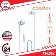ABODOS MUSIC HEADSET WIRE CONTROL MICROPHONE EARPHONE AS-ES52