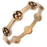 二手 Gucci GG 戒指，尺寸 12.5，18K 玫瑰金，義大利製造，約 2.3 克，女士戒指。