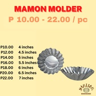 MAMON MOLD / MAMON MOLDER 4” 4.5" 5” 5.5" 6”  (Aluminum)