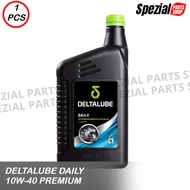 MESIN Deltalube Daily 757 Premium SAE 10W-40 Motorcycle Oil - Best Motorcycle Engine Oil Lubricant