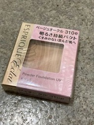 全新未開封 正貨 Kose Esprique Eclat Powder Foundation 亁粉餅（310e色）