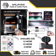 MTTP Devil's Eye LED Lampu Mata Terang Eye Light Truck Matrix Panel Screen Light Remote Control Anim