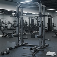 Frame Squat Rack Multifunctional Smith Machine Household Squat Bench Press Rack Little Bird Integrat