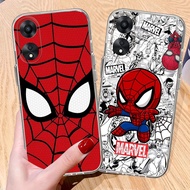 J-4 Spider-man Soft Case for OPPO A60 A58 A78 A38 A17 A18 Reno 13F 5G
