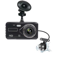 กล้องติดรถยนต์ รุ่นA6T หน้า+หลัง ระบบสัมผัสที่ดีที่สุด ใช้งานง่ายมาก จอ 4 นิ้ว ภาษาไทย ของแท้ Car Ca