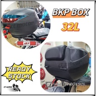 ct motor BKP Box Besar 32L With Cusion Seat Same Givi Box Size Box Saja ( Y15zr/135LC/Lagenda/Avantiz/Rs150/EX5/Dash)