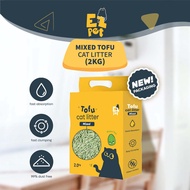 🐱EZPET 💯 Mixed Tofu Cat Litter Pasir Kucing Tofu Cat Litter Toilet Kucing Toufu Cat Sand To Fu Cat L