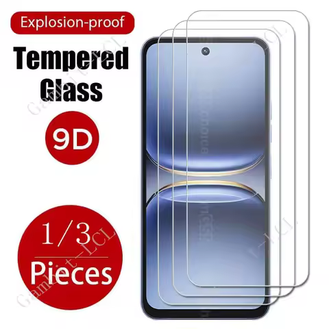 1/3PCS 9H HD Tempered Glass For Tecno Spark 40 4G ON TecnoSpark40 Spark40 6.67" Screen Protector Cov